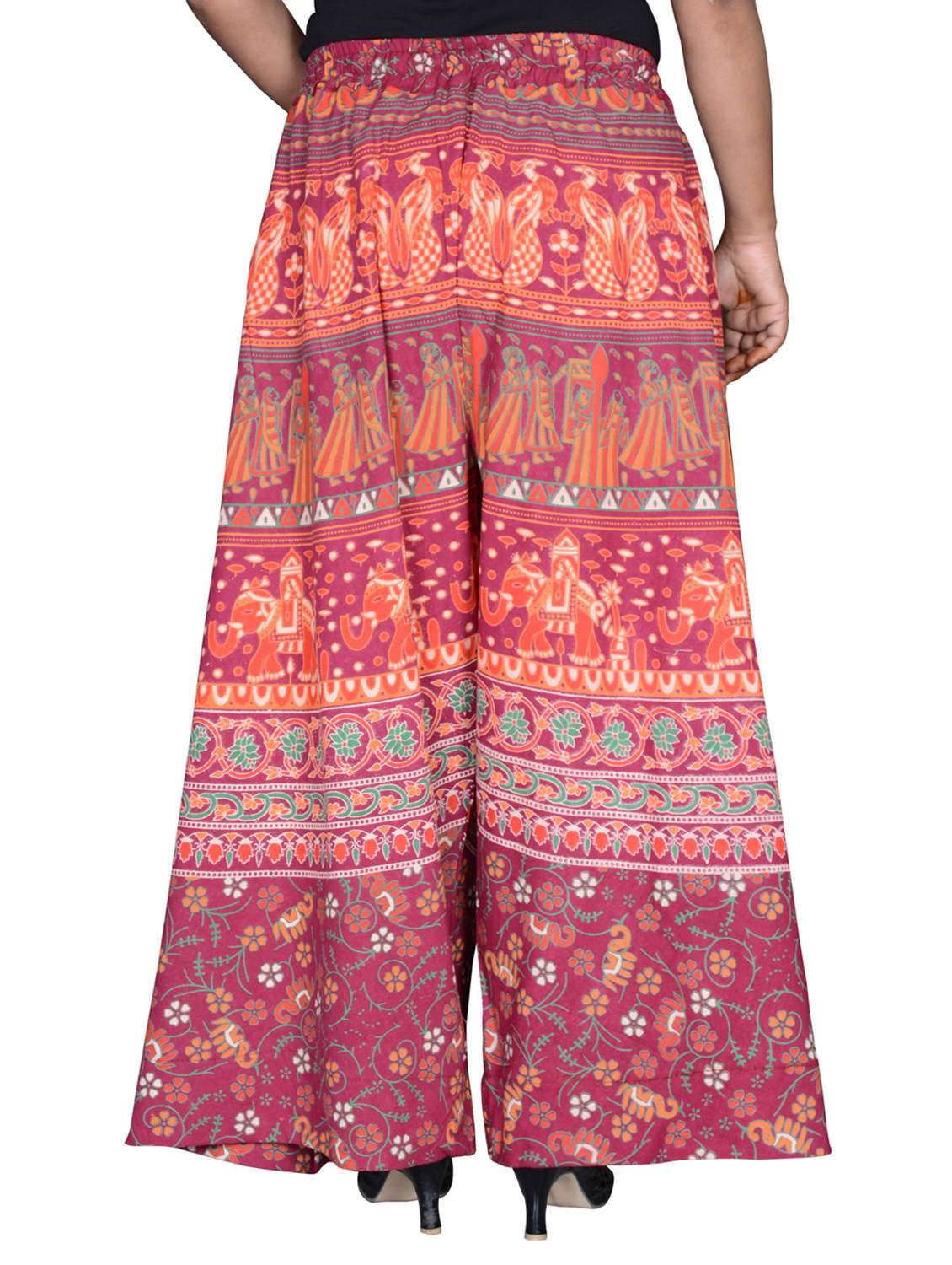 printed flared palazzo - 16697310 -  Standard Image - 2