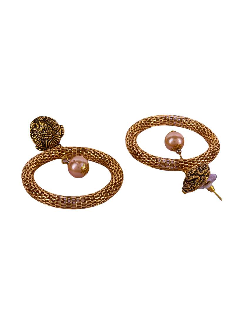 gold tone chandballi earring - 16697564 - Standard Image - 2