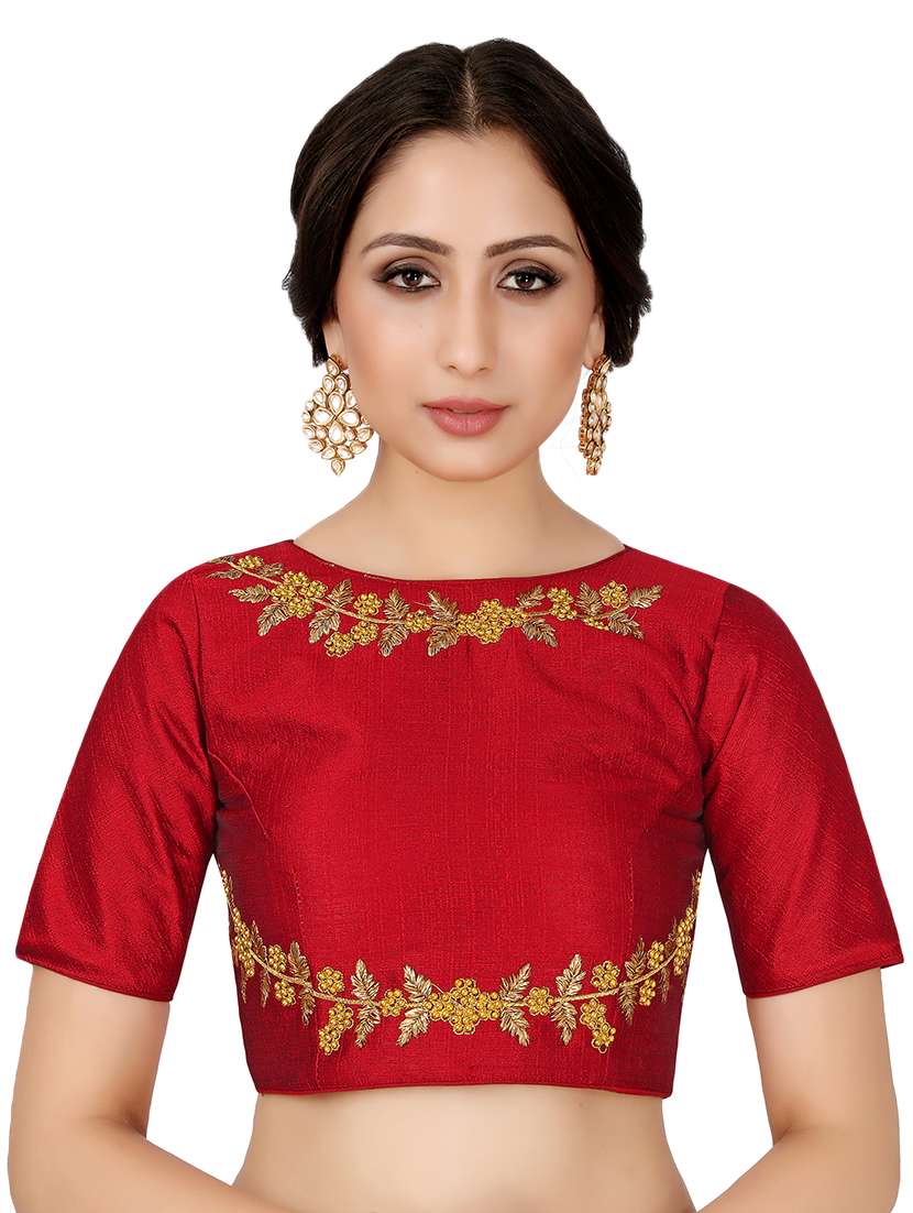 floral embroidered blouse