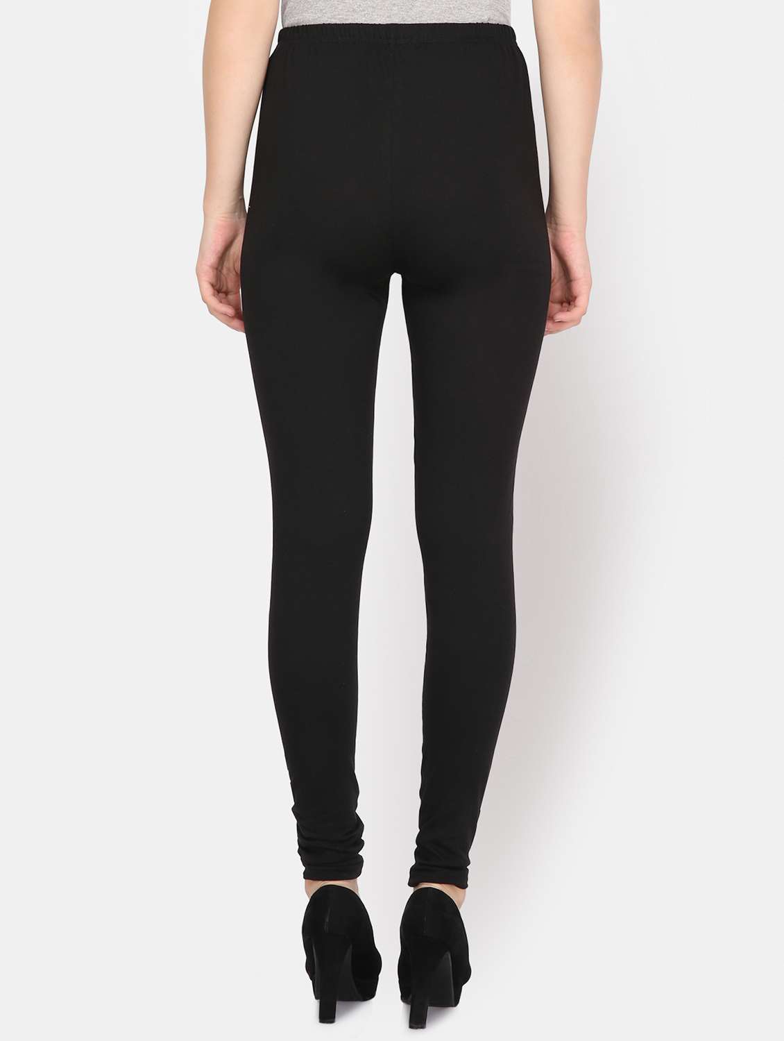 black jersey leggings - 16698523 - Standard Image - 2