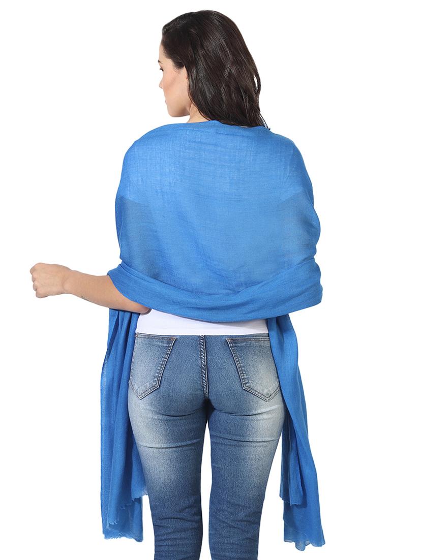 women's solid print stole - 16698839 - Standard Image - 2