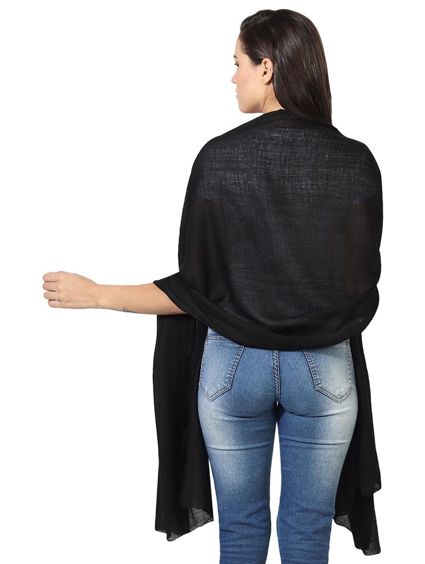 women's solid print stole - 16698848 - Standard Image - 2
