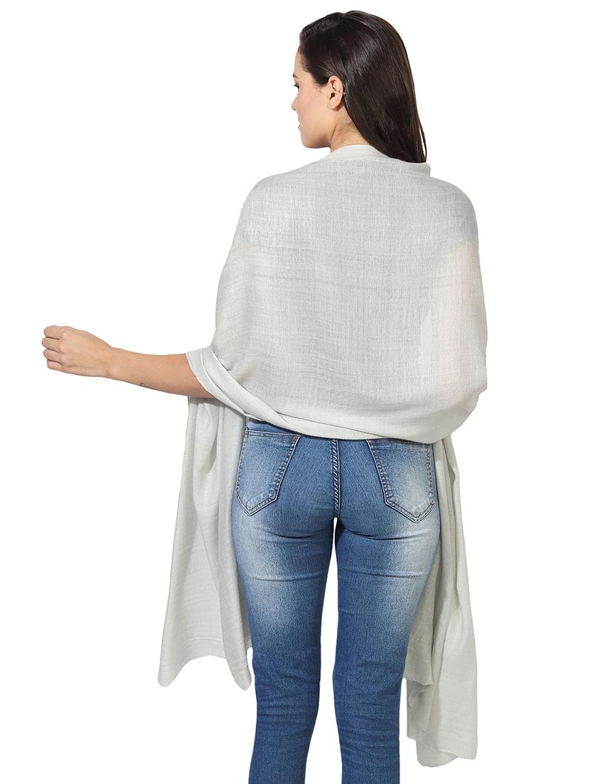 women's solid print stole - 16698855 - Standard Image - 2