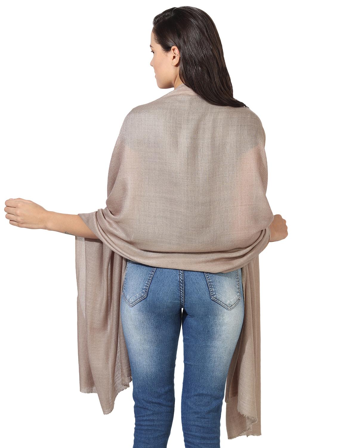 women's solid print stole - 16698860 - Standard Image - 2