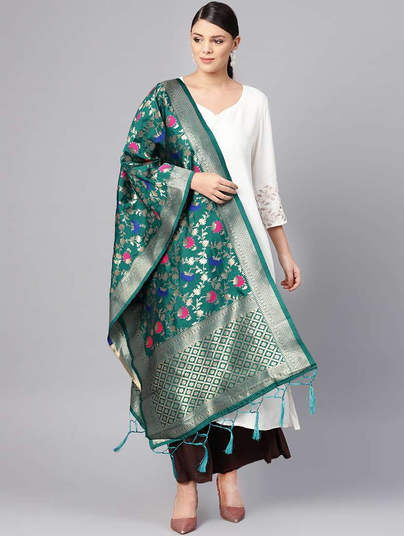 floral banarasi dupatta