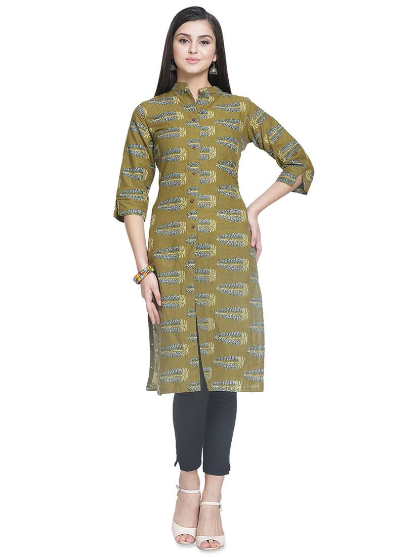 women's front slit kurta