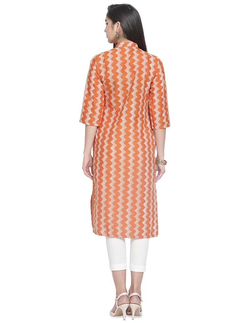 women's straight kurta - 16700768 -  Standard Image - 2