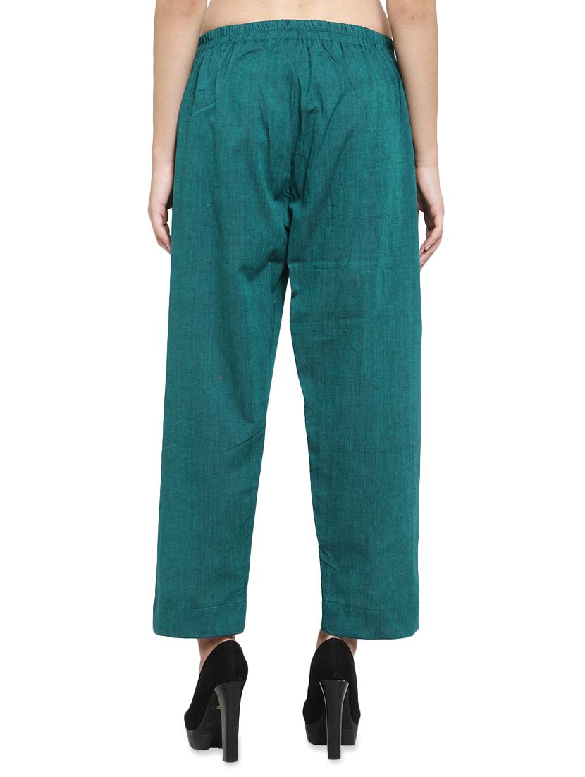 solid flat front tailored pants - 16702668 - Standard Image - 2