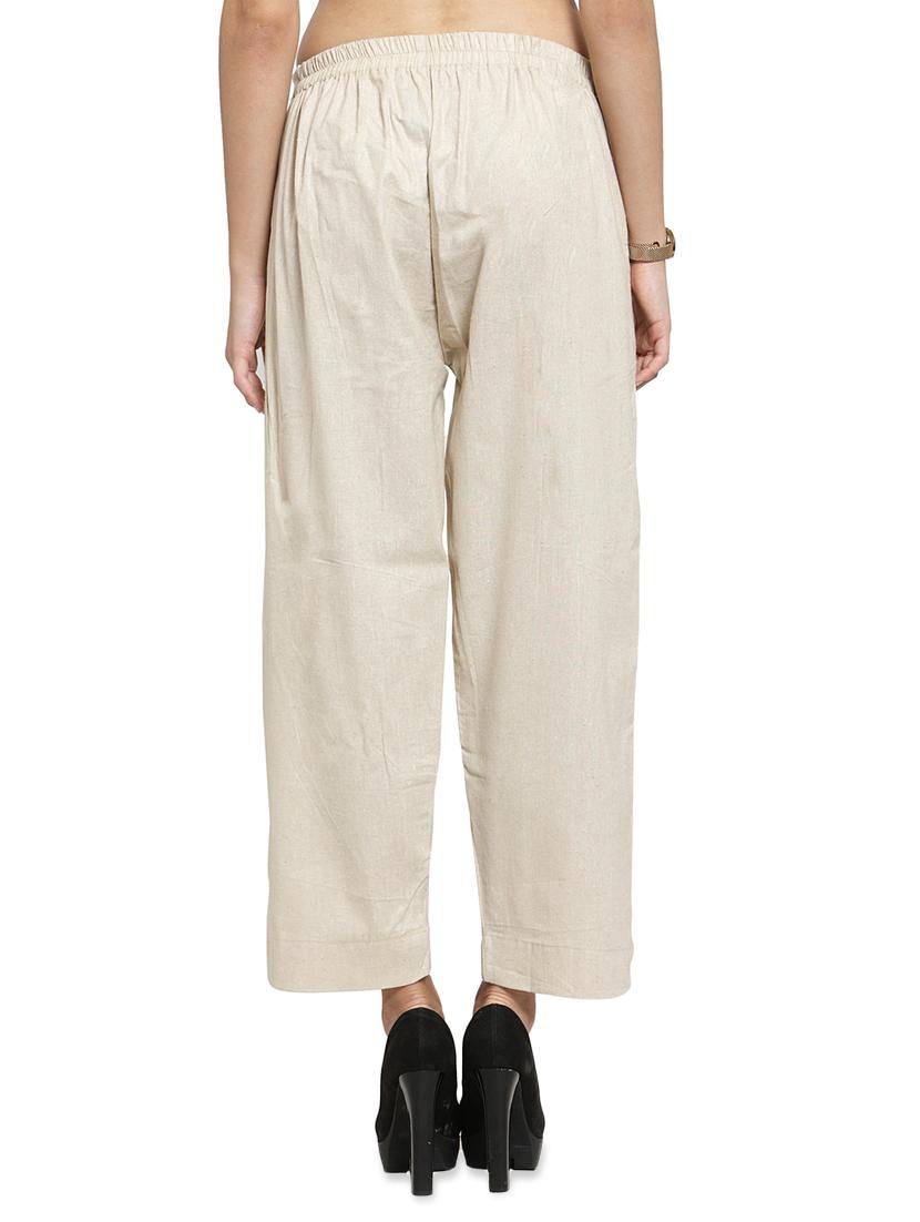 solid flat front tailored pants - 16702674 - Standard Image - 2