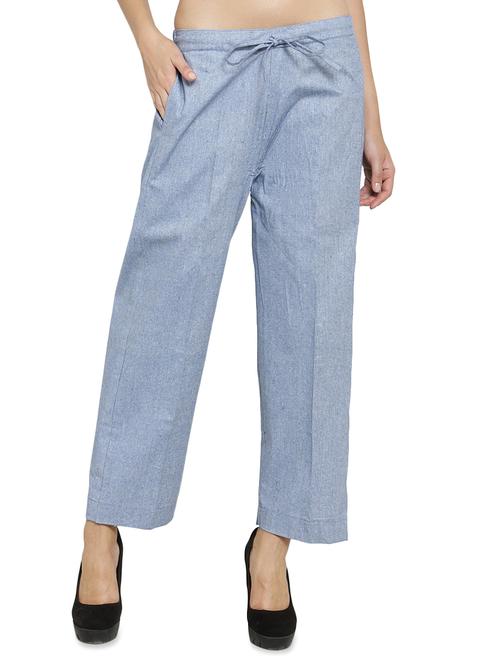 solid flat front tailored pants - 16702676 -  Standard Image - 0