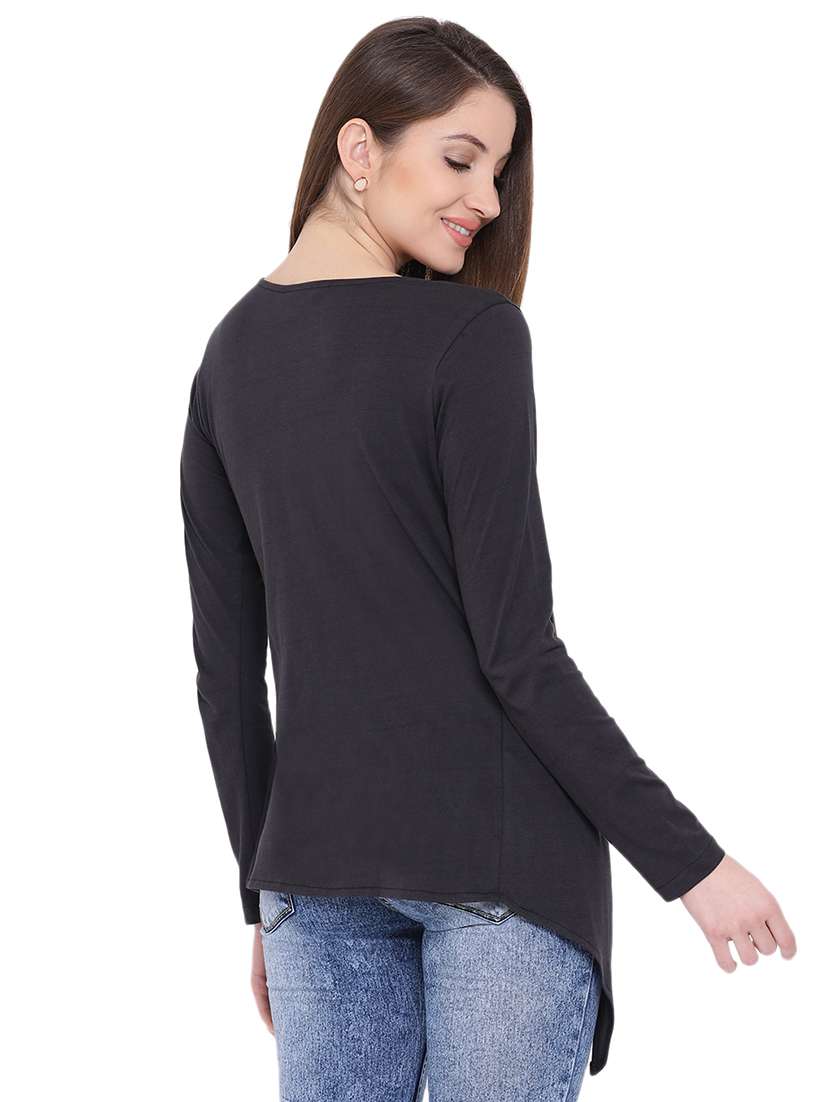 long sleeved asymmetric shrug - 16702833 - Standard Image - 2