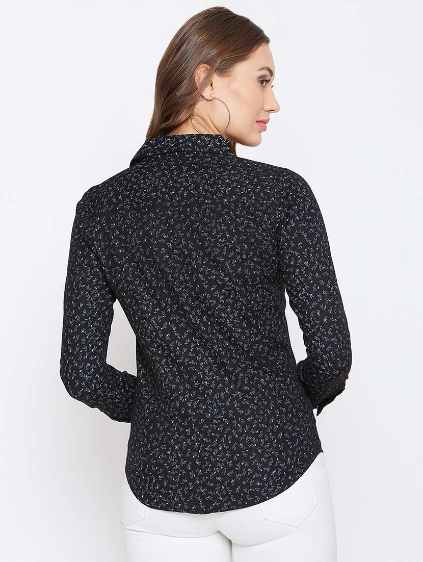 long sleeved floral shirt - 16704357 - Standard Image - 2