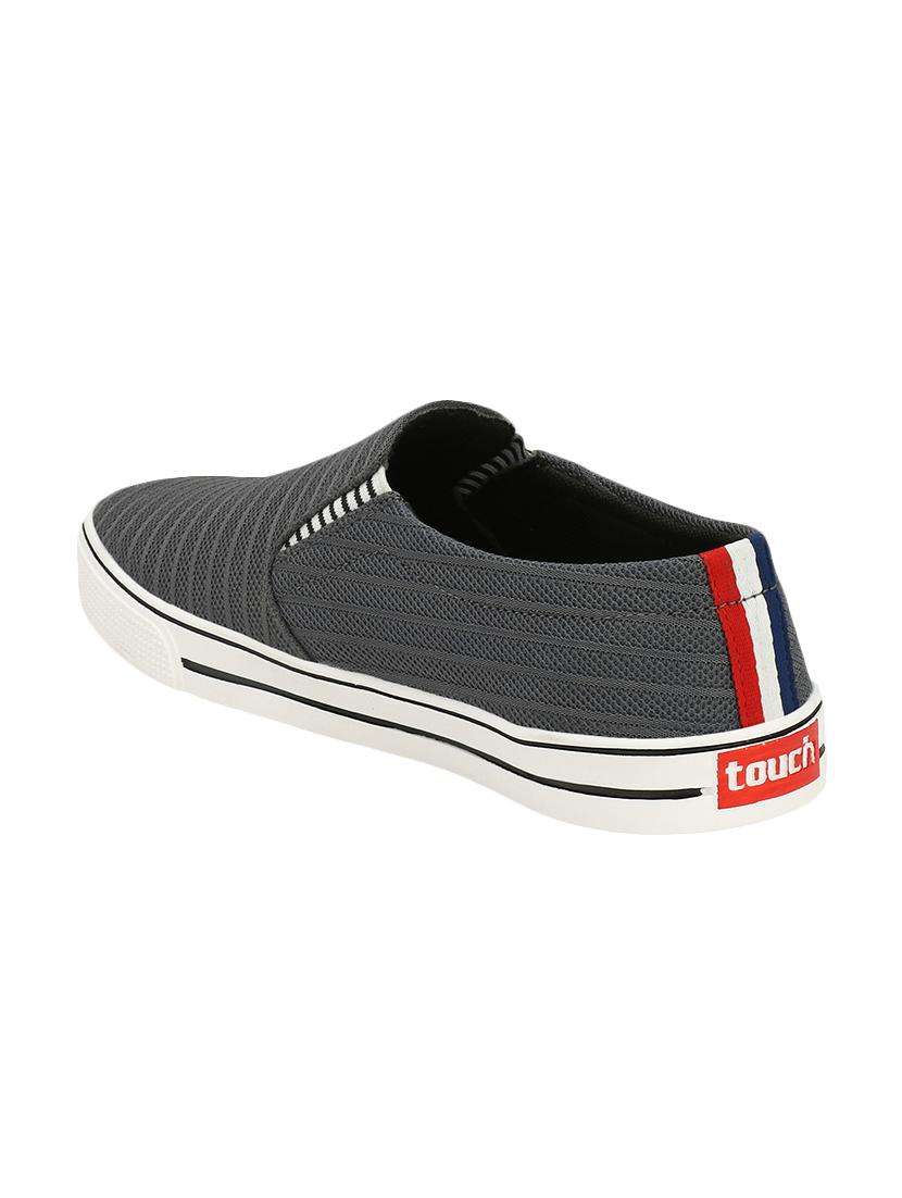grey mesh slipons - 16707967 - Standard Image - 2
