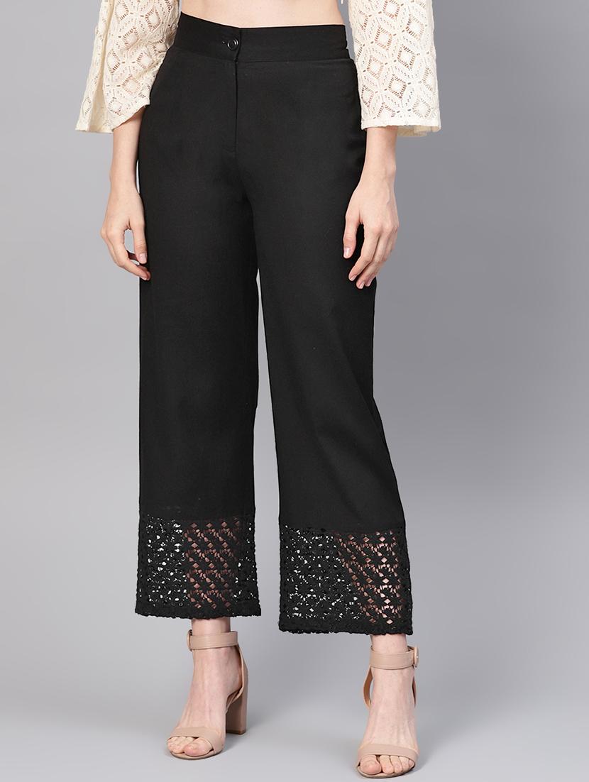 hem detailed cullottes palazzo - 16710652 -  Zoom Image - 0