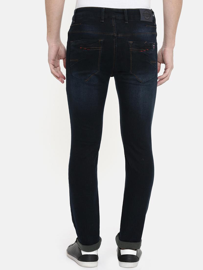 navy blue light washed denim jeans - 16711788 - Standard Image - 2