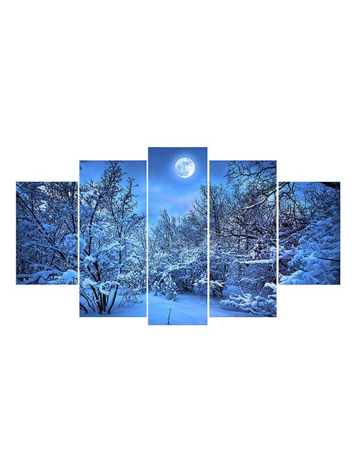 digital print 5 panel wall art wooden painting   - 16711819 -  Standard Image - 0