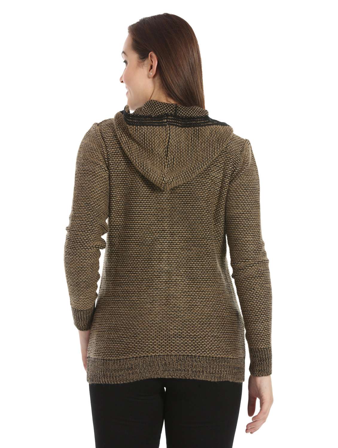 hooded neck zip up jacket  - 16711843 -  Standard Image - 2