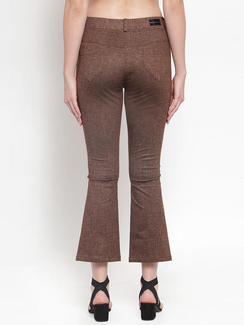 mid rise solid trouser - 16711977 - Standard Image - 2