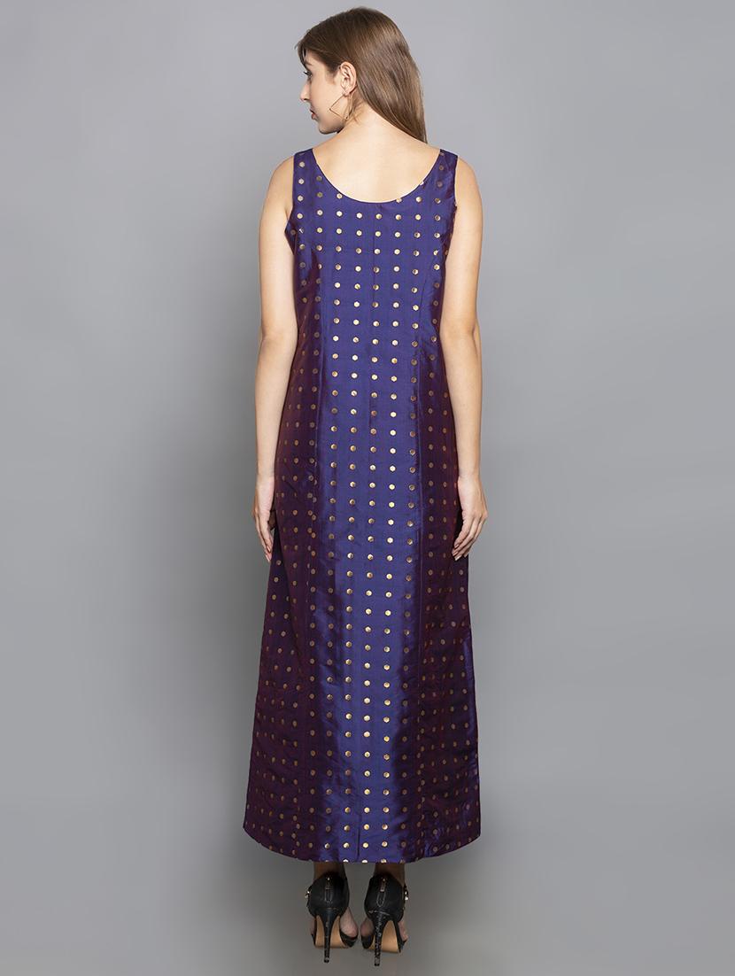 foil print a-line kurta - 16712271 - Standard Image - 2