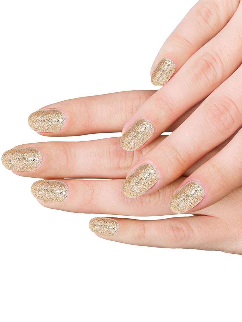 hand made /hand painted/hand crafted customised -ethinic gold glitter press on gel nails-with extensions and glitter nail art