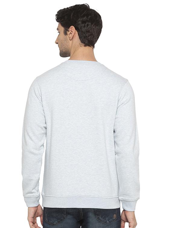 mens chest print sweatshirt - 16714017 - Standard Image - 2