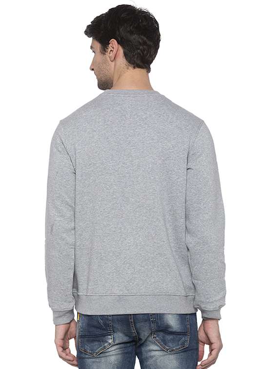 grey chest printed sweatshirt - 16714033 -  Standard Image - 2