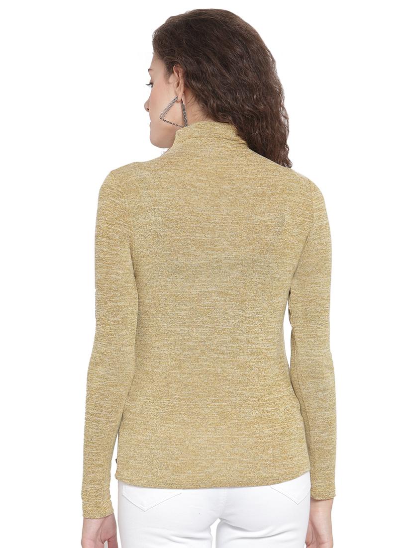 turtle neck solid top - 16714381 - Standard Image - 2
