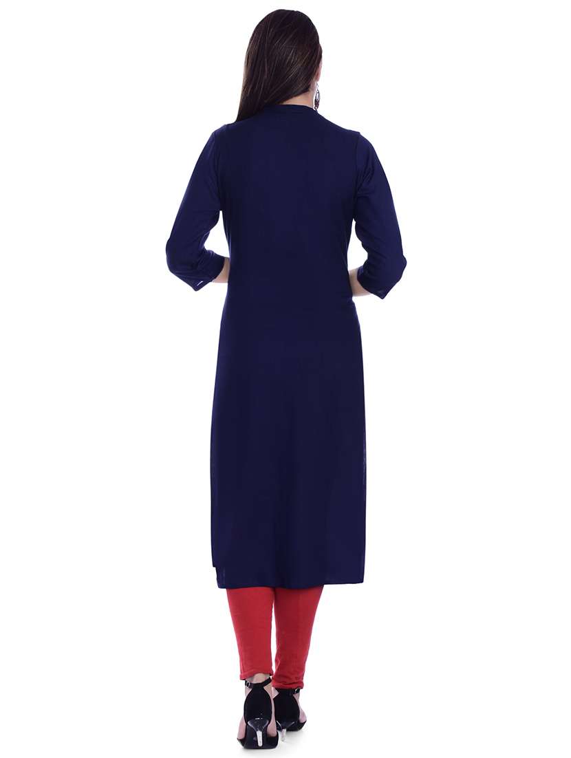 women's straight kurta - 16717048 -  Standard Image - 2