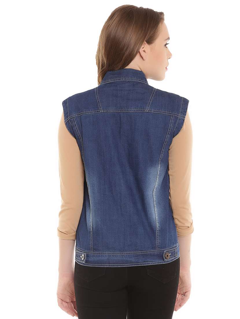 sleeveless denim jackets  - 16717167 -  Standard Image - 2