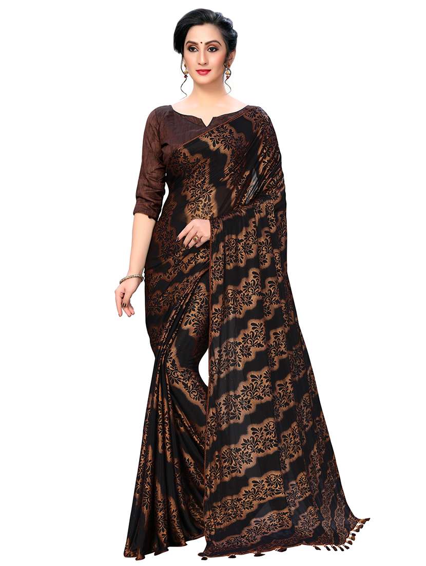 floral printed saree  with blouse