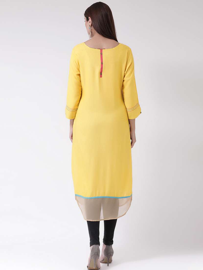 women's straight kurta - 16719434 -  Standard Image - 2