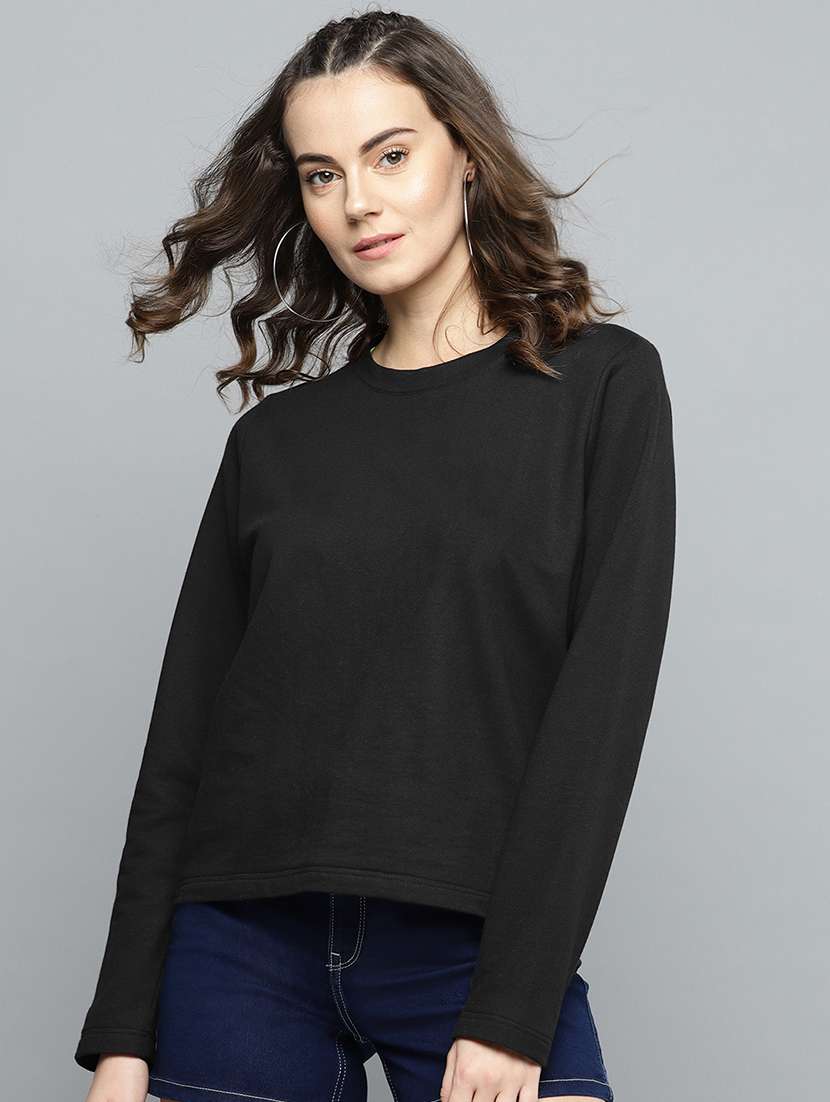 women's plain sweatshirt