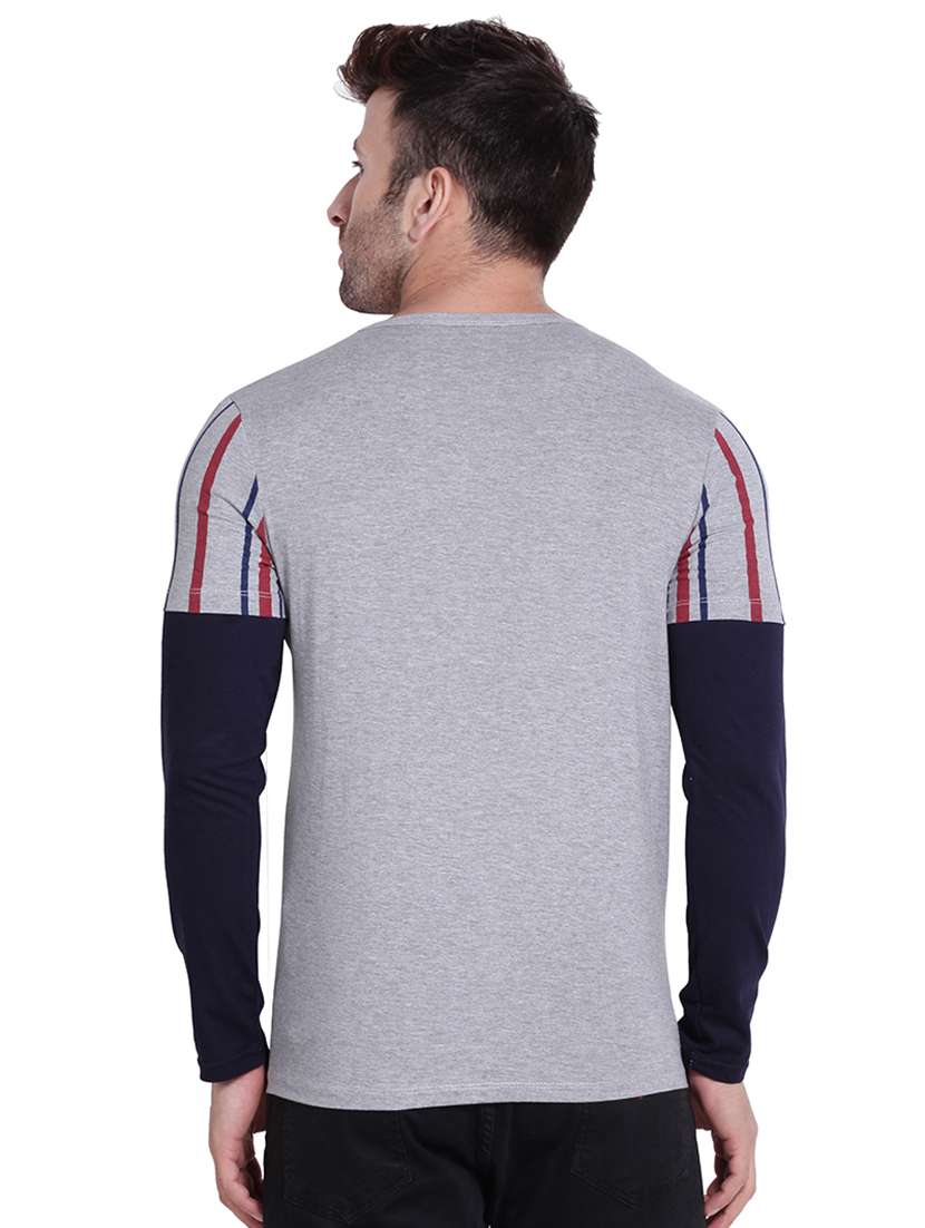 grey striped t-shirt - 16722968 - Standard Image - 2