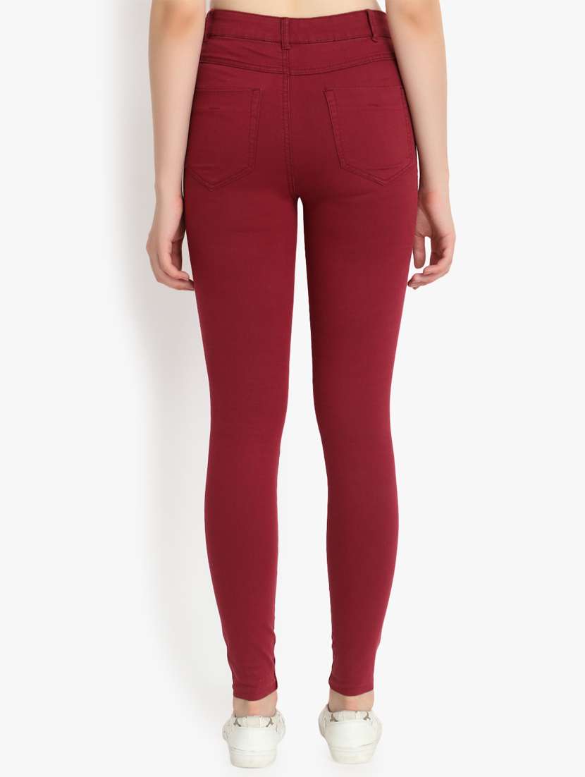 high rise solid jeans  - 16725705 -  Standard Image - 2