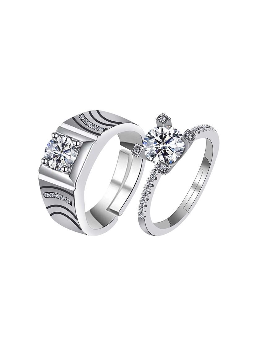  silver plated combo ring - 16726905 -  Zoom Image - 0