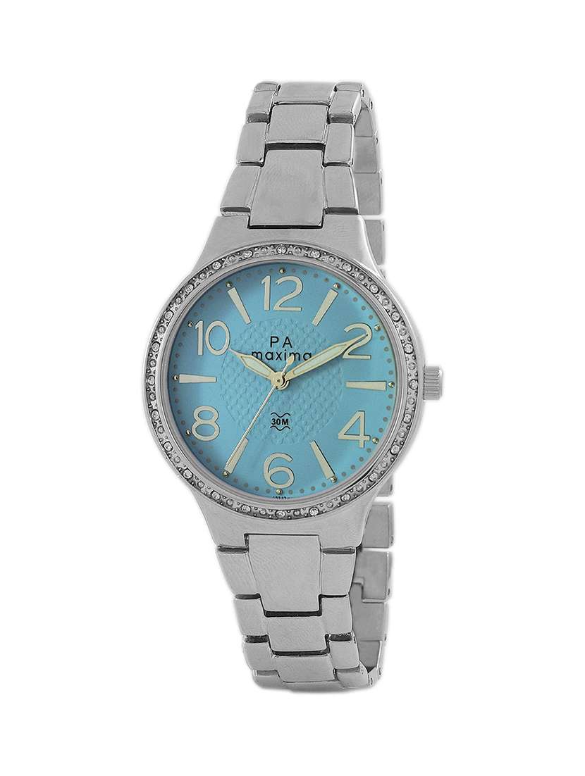 round dial analog watch- 45542bmli