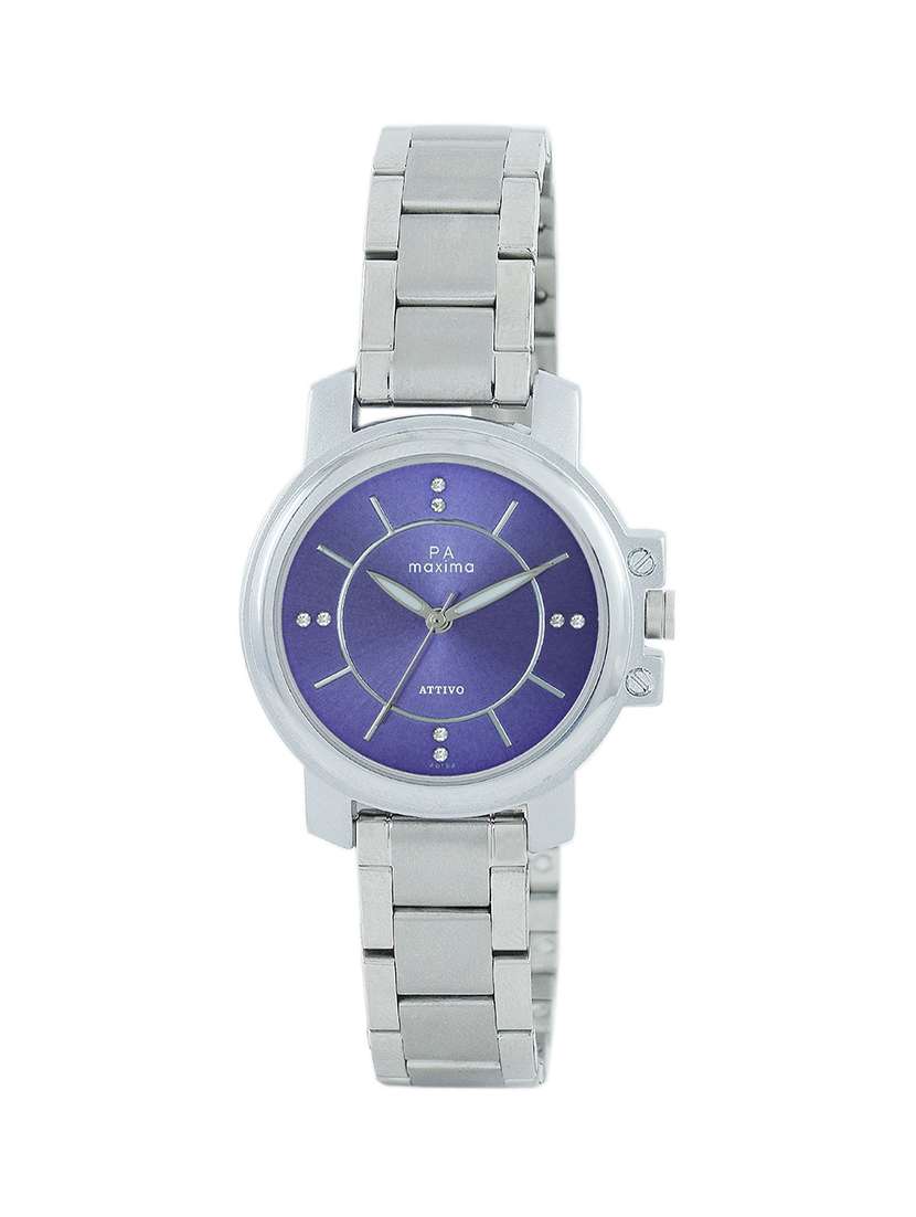 round dial analog watch- 40154cmli