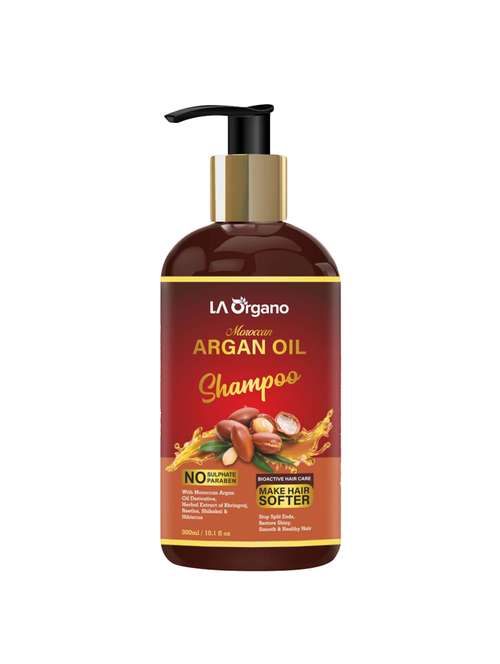 moroccan argan hair shampoo with organic argan oil (no sulphate & paraben), for men & women