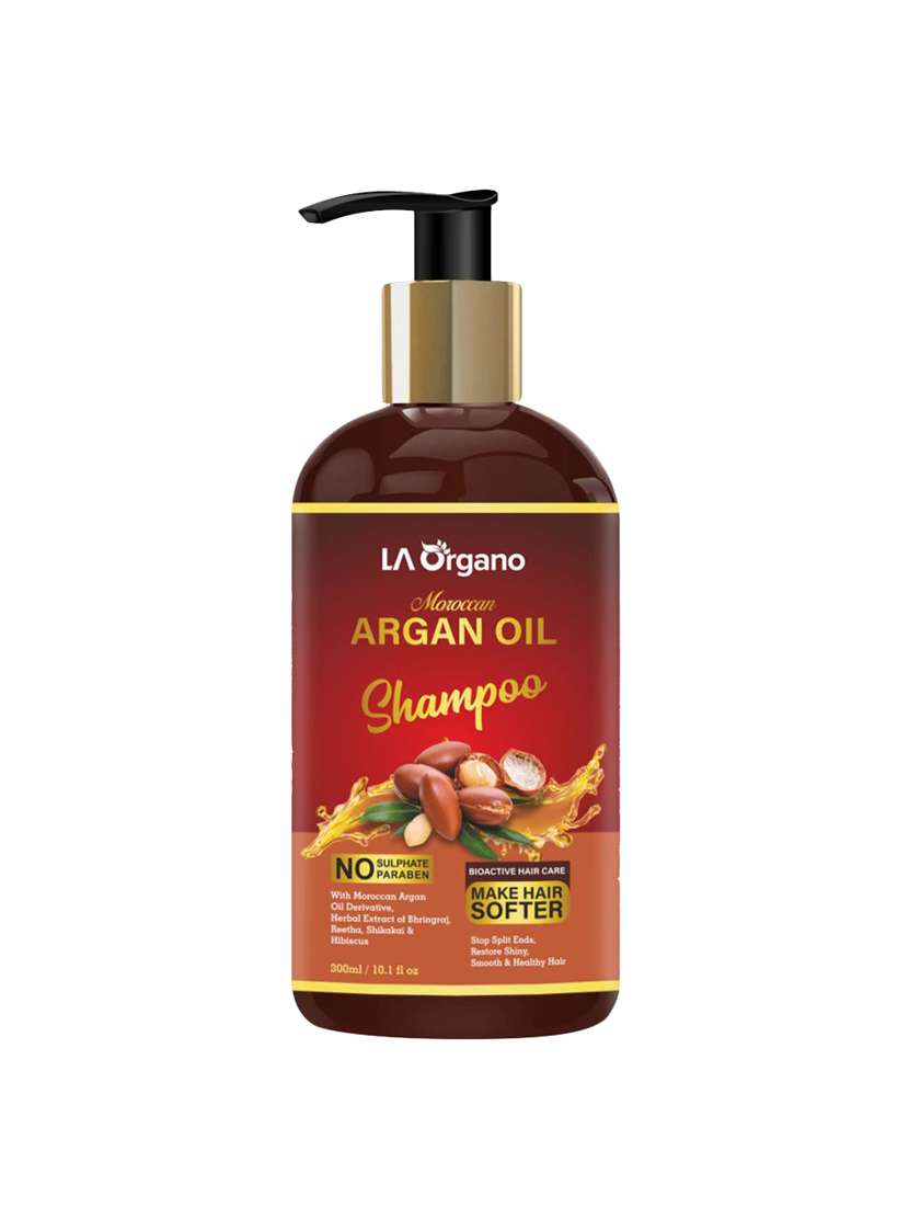 moroccan argan hair shampoo with organic argan oil (no sulphate & paraben), for men & women