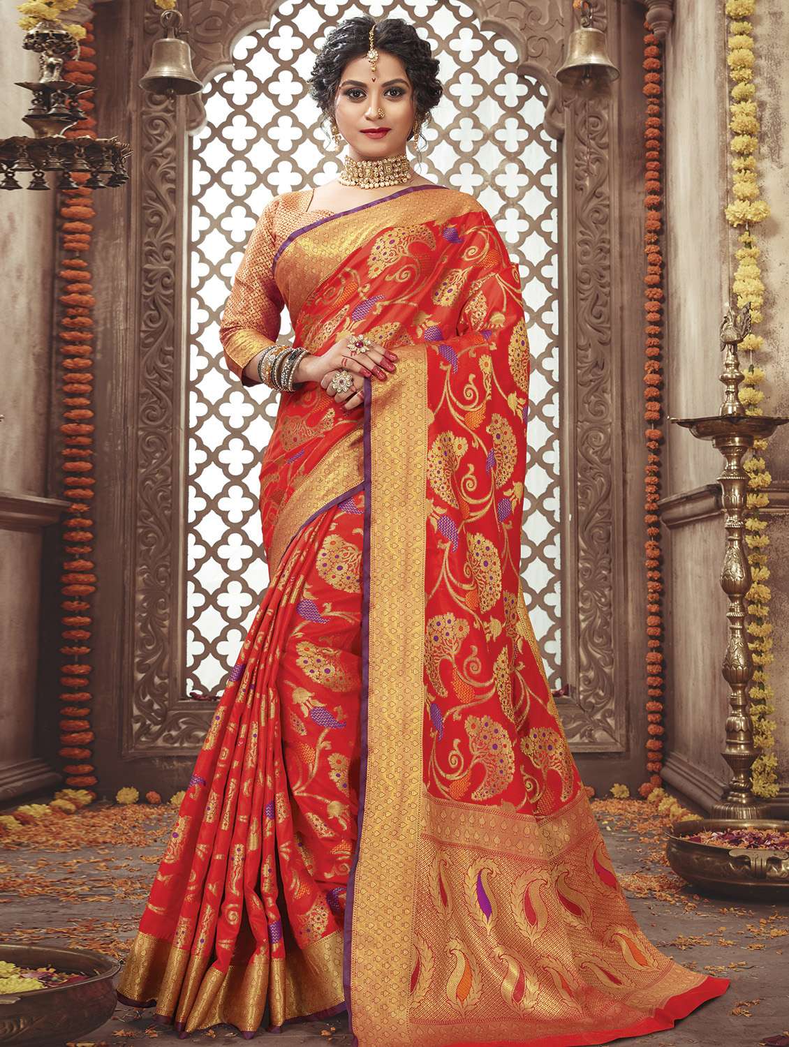 women's banarasi saree