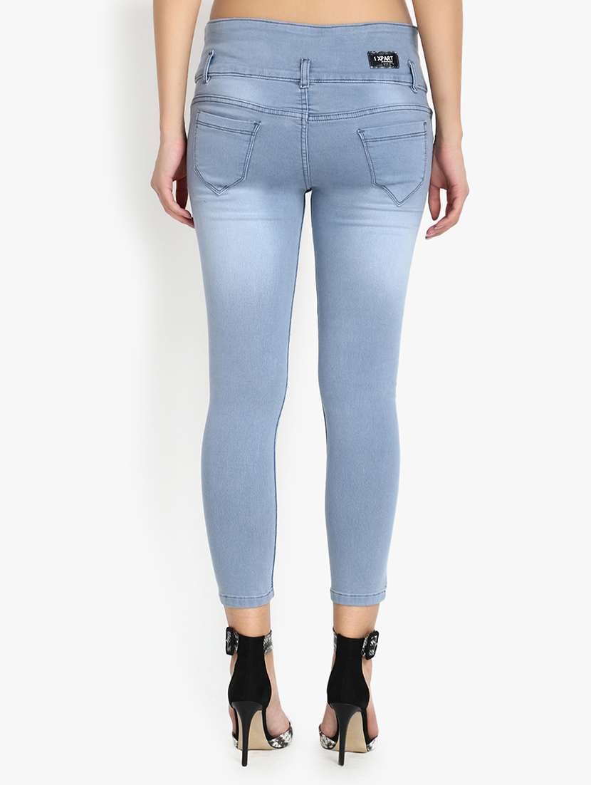 high rise stone washed jeans - 16737070 - Standard Image - 2