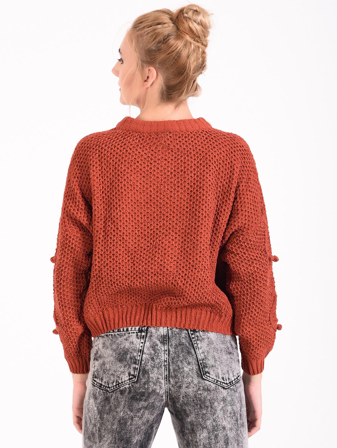 crew neck woven pullover - 16738464 - Standard Image - 2