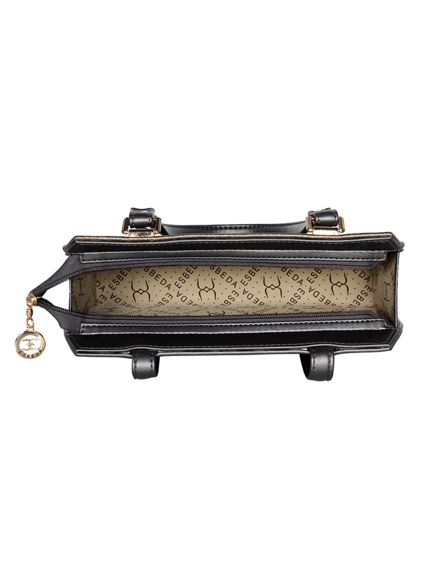 grey leatherette regular handbag - 16738903 - Standard Image - 2