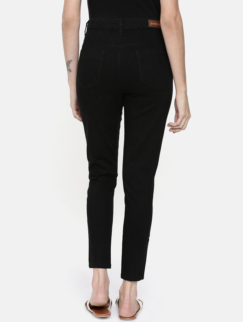 women's plain slim fit jeans - 16740963 - Standard Image - 2