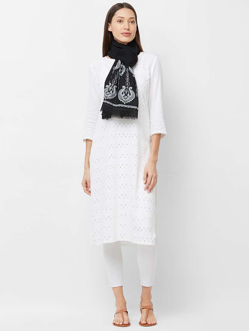 women's embroidered shawl - 16744194 - Standard Image - 2