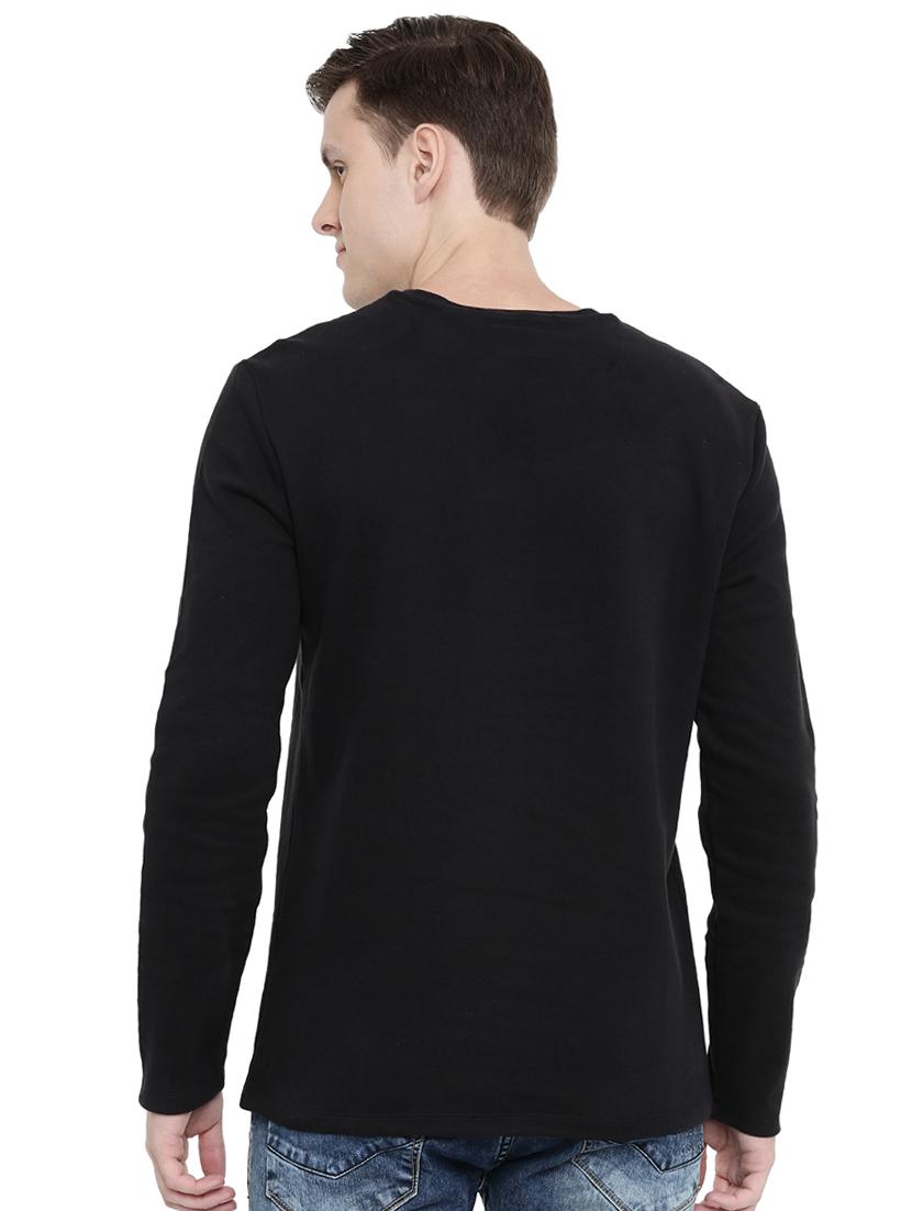 black solid t-shirt - 16745773 - Standard Image - 2