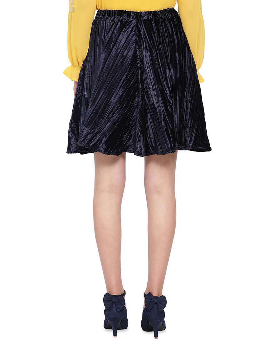 high rise solid a-line skirt - 16750599 - Standard Image - 2