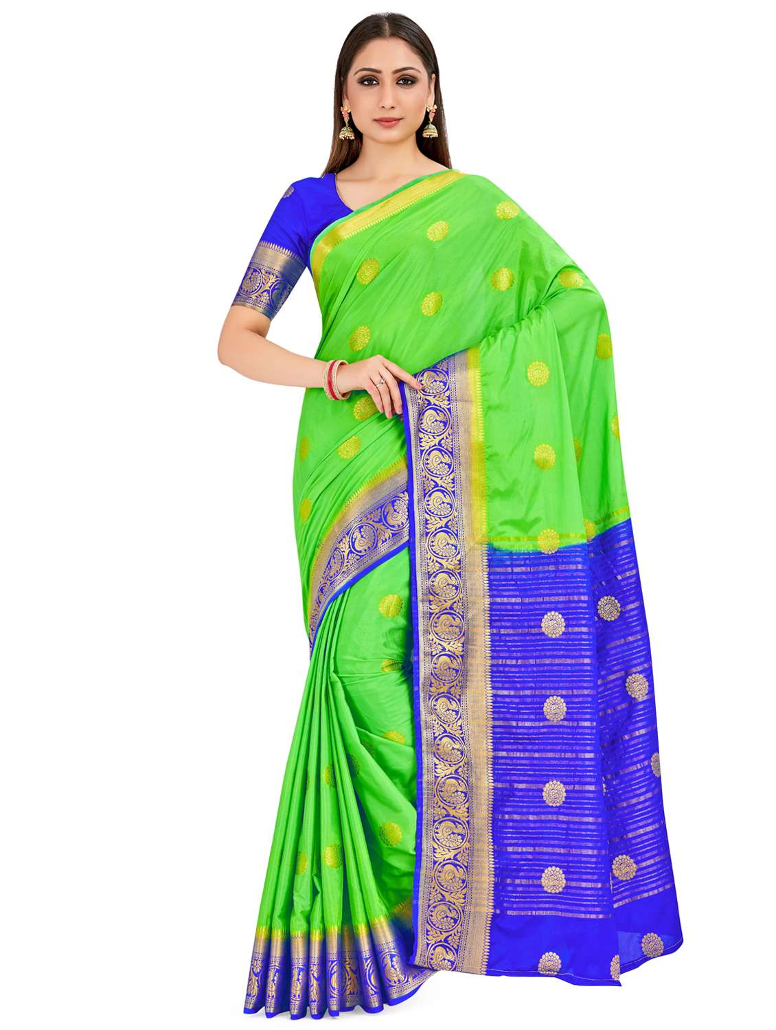 self design mysore silk saree