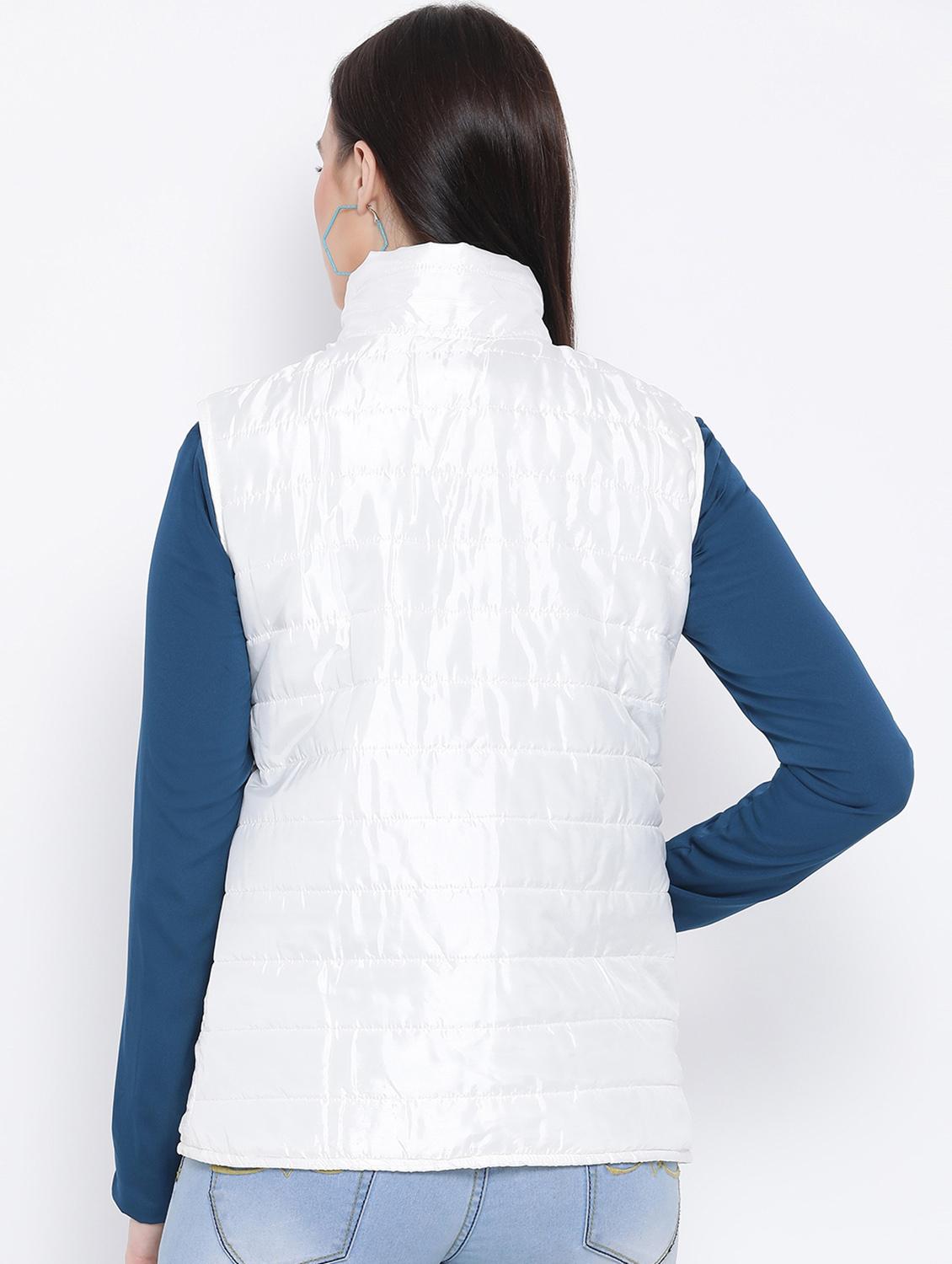 turtle neck solid jacket - 16750747 - Standard Image - 2