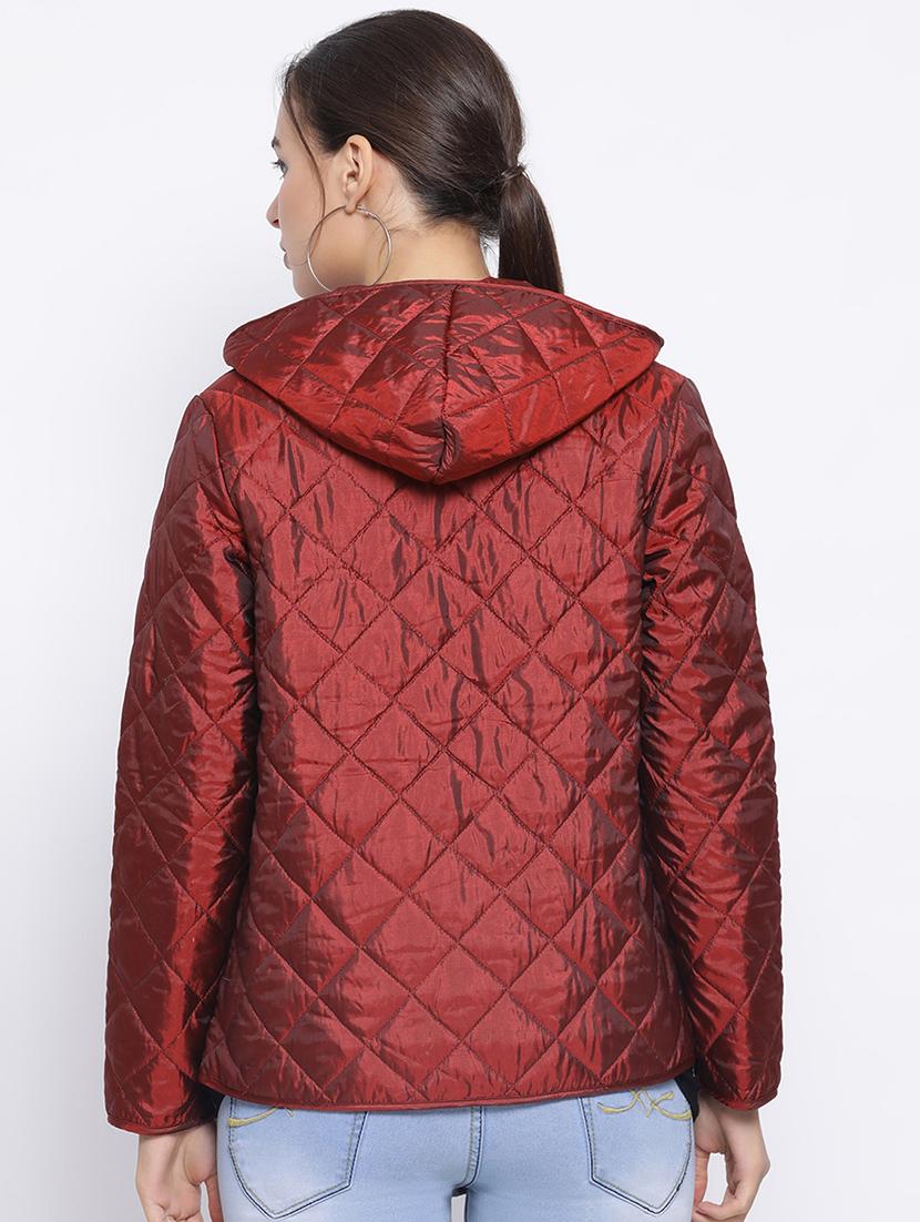 hooded neck quilted jacket - 16750764 - Standard Image - 2